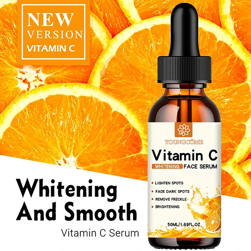 Vitamin C Facial Essence Contains Hyaluronic Acid Dark Spot Remover Moisturizing Repair Anti-aging Essence Facial Skin Care 30ml