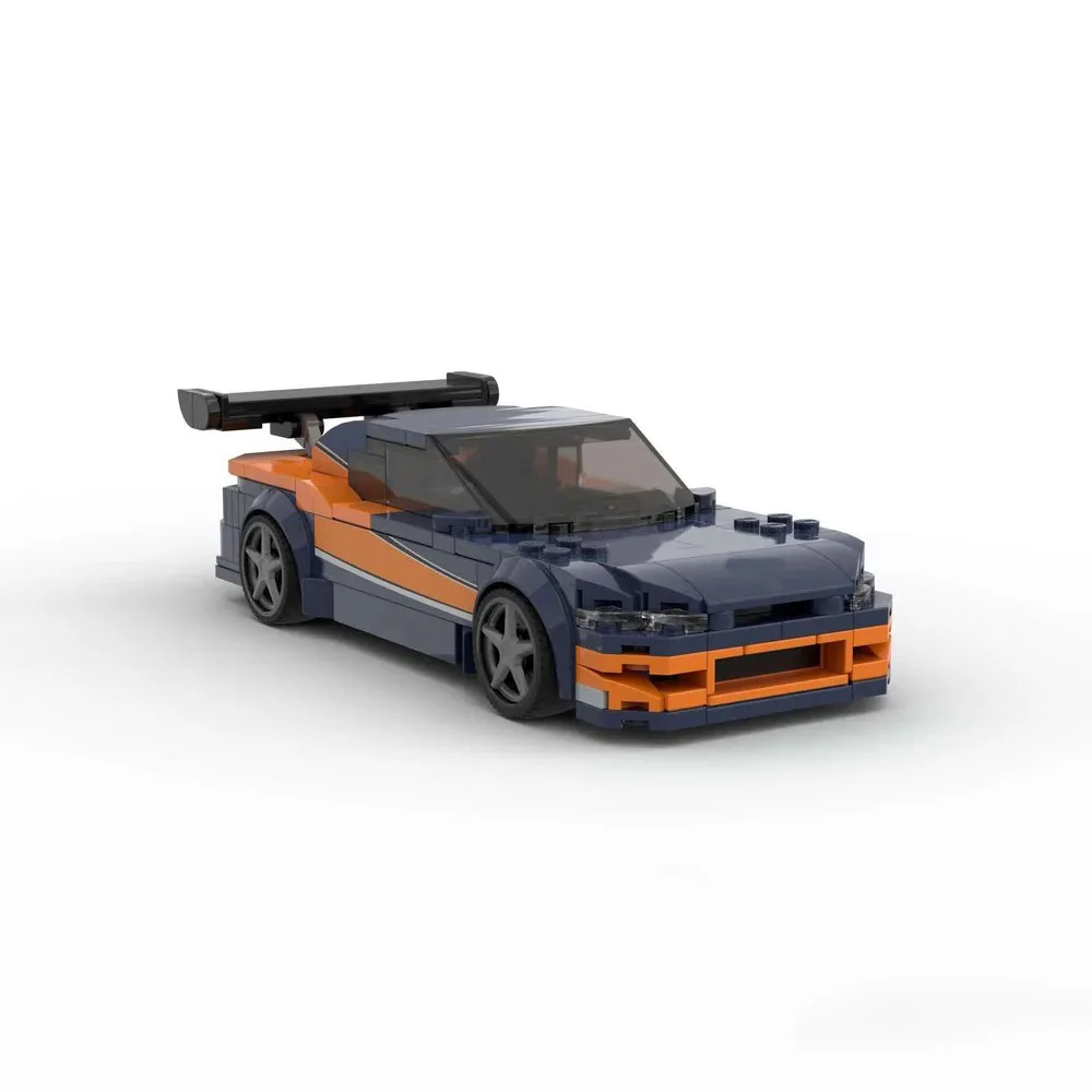 Poladeer 266PCS Tokyo Drift Han's S15 Mona Lisa ​​Champion serie Custom Assembled Building Blocks Educational Toy Holiday Gift