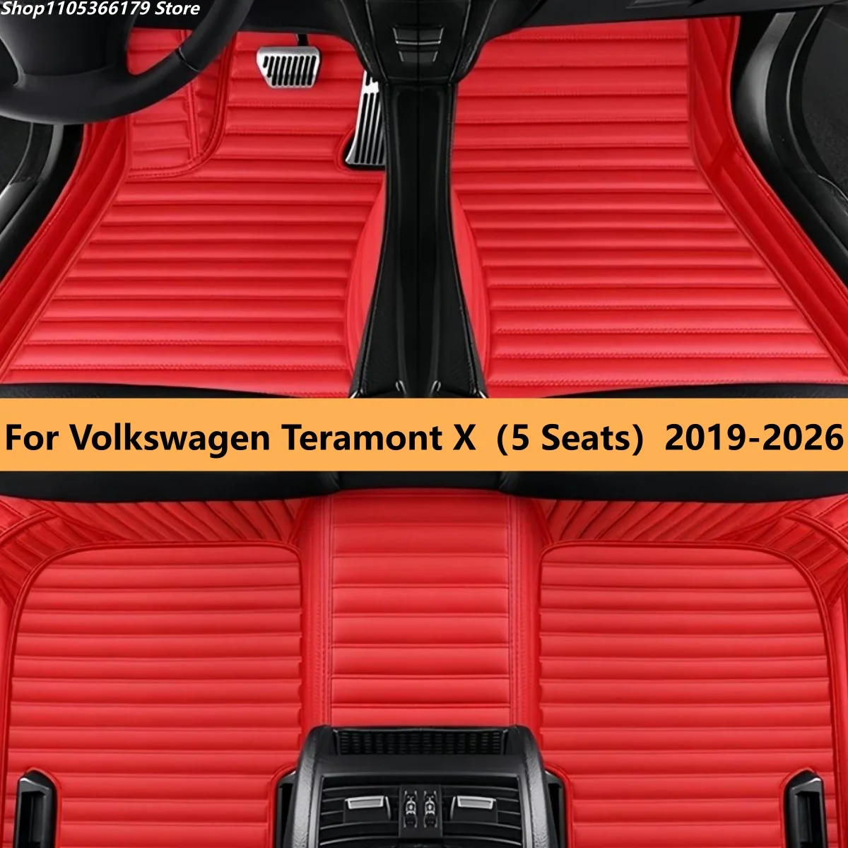 

Автомобильные коврики для Volkswagen Teramont X (5 мест) 2019-2026 гг., полный комплект, ковровые покрытия