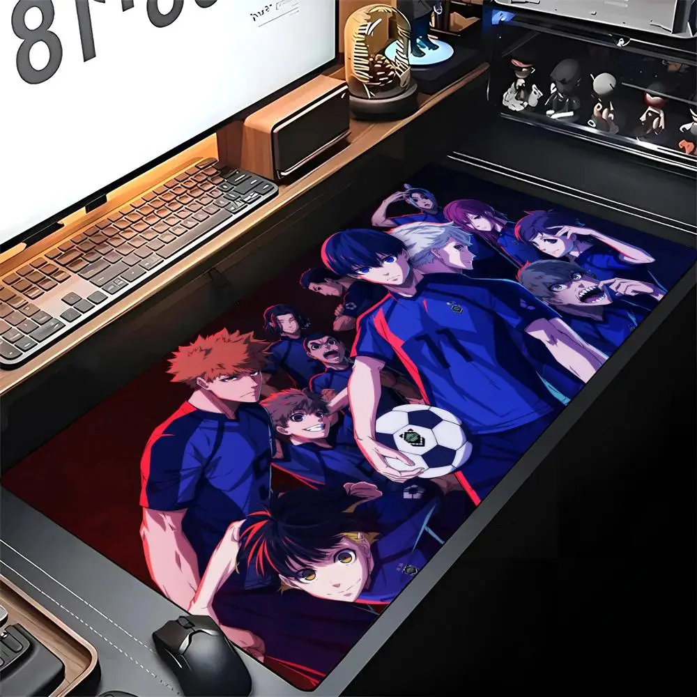 

Blue LockS Mouse Pad Edge Big Gaming Locking Computer Gamer Large Rubber Art Couple Mousepad Laptop Desk Mat