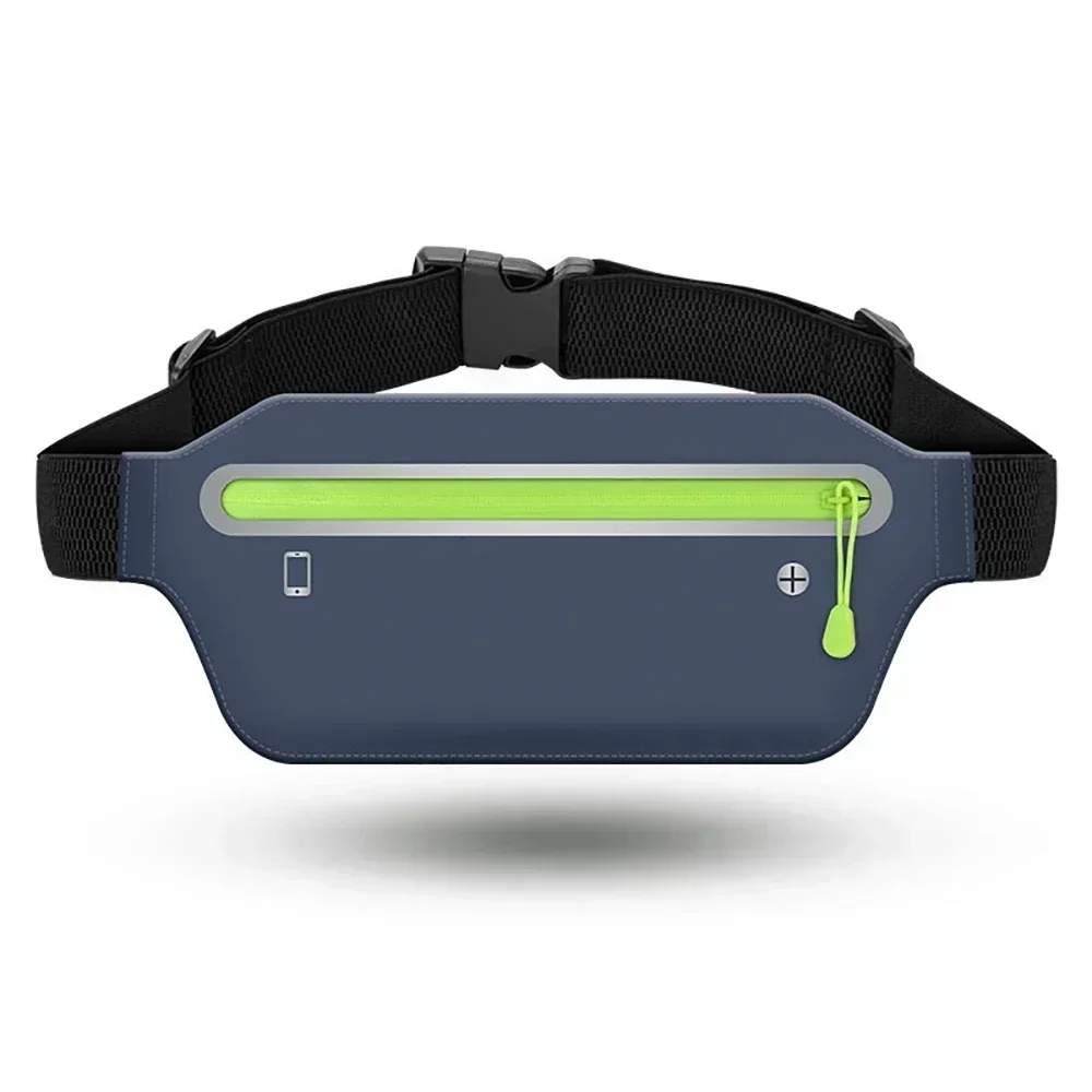 Outdoor Fitness Ultra-thin Mobile Phone Waist Bag Elastic Sports Running Bag Waterproof Close-fitting Coin Card Holder Belt Bag