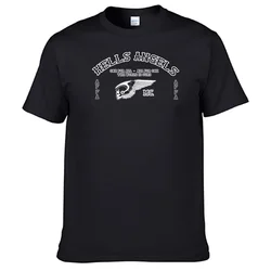 Camiseta de Motorcycles Club Hells Angels para hombre, camisa 100% de algodón, N03