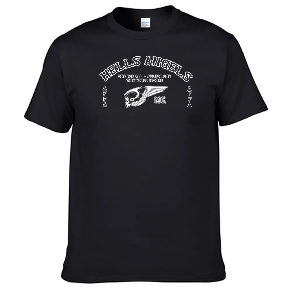 Motorcycles Club Hells Angels T shirt 100% Cotton Men Shirt N03