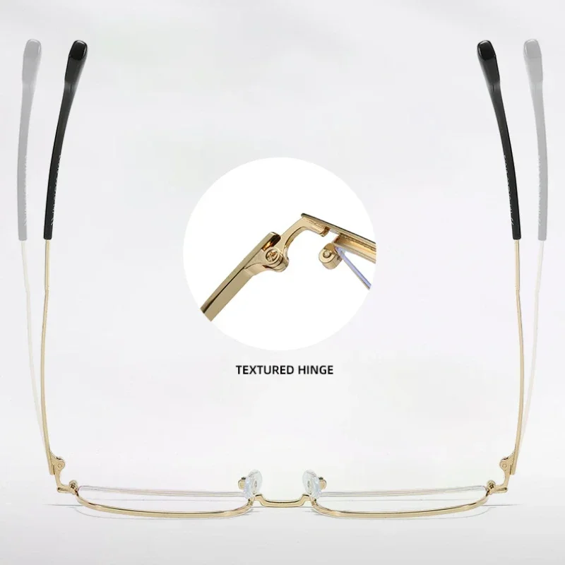 KUXA الأعمال اللونية القراءة نظارات الكمبيوتر مكافحة الضوء الأزرق SquarePrescription النظارات قصر النظر مد البصر نظارات شمسية