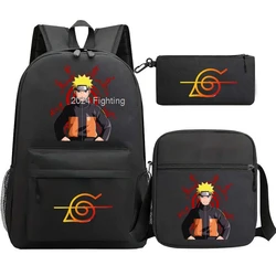 GTA5 3Pcs Games Backpack Grand Theft Auto Canvas Children Kids Schoolbag Back To School Bookbag Boys Girls Capacity Travel Bag