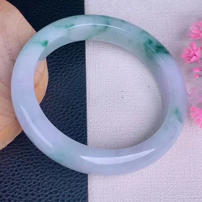 

Natural Burma Jade 54mm-62mm bracelet Exquisite Princess bracelet send girlfriend send mom