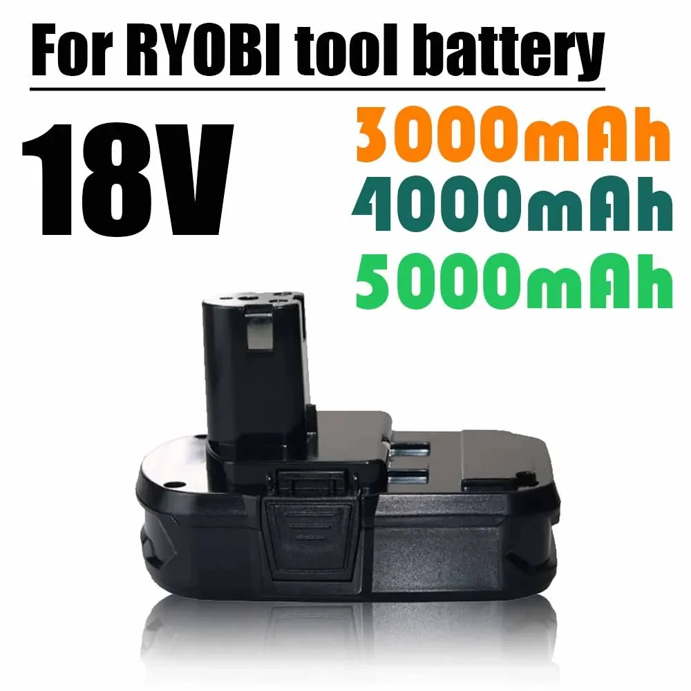 

New RYOBI 18V Wireless Power Tool BPL1820 P108 P109 P106 RB18L50 RB18L40 Lithium Ion Battery 3.0Ah/4.0Ah/5.0Ah/6.0Ah