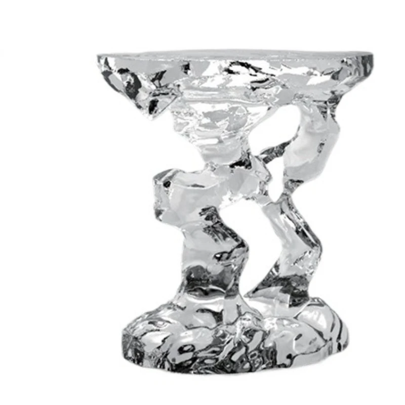 

Glacier coffee table tea table designer resin crystal tea room side table