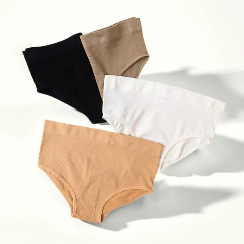 

Women Panties High Waist Briefs Women's Seamless Underwear Sports Bodyshaper Lingerie Panty M-XL Intimates Female Underpants