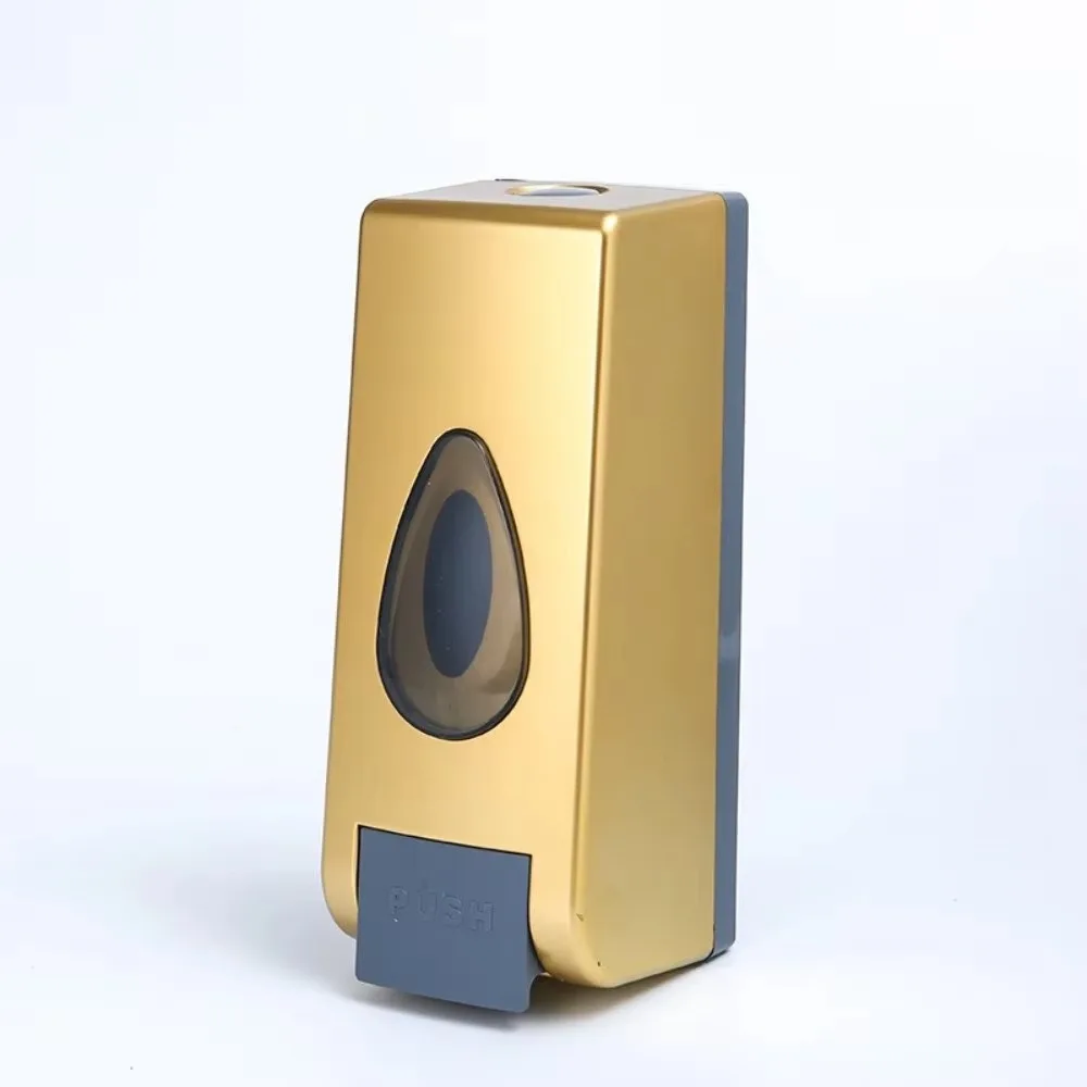 

600ml Liquid Soap Dispenser Press Type Wall Mounted Manual Lotion Bottle Refillable No Punching Liquid Storage Container Kitchen