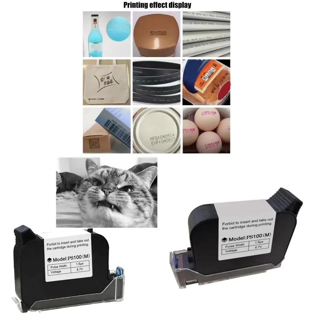 

Струйный картридж PS100(M) для принтеров без шифрования, быстросохнущий, подходит для нескольких поверхностей