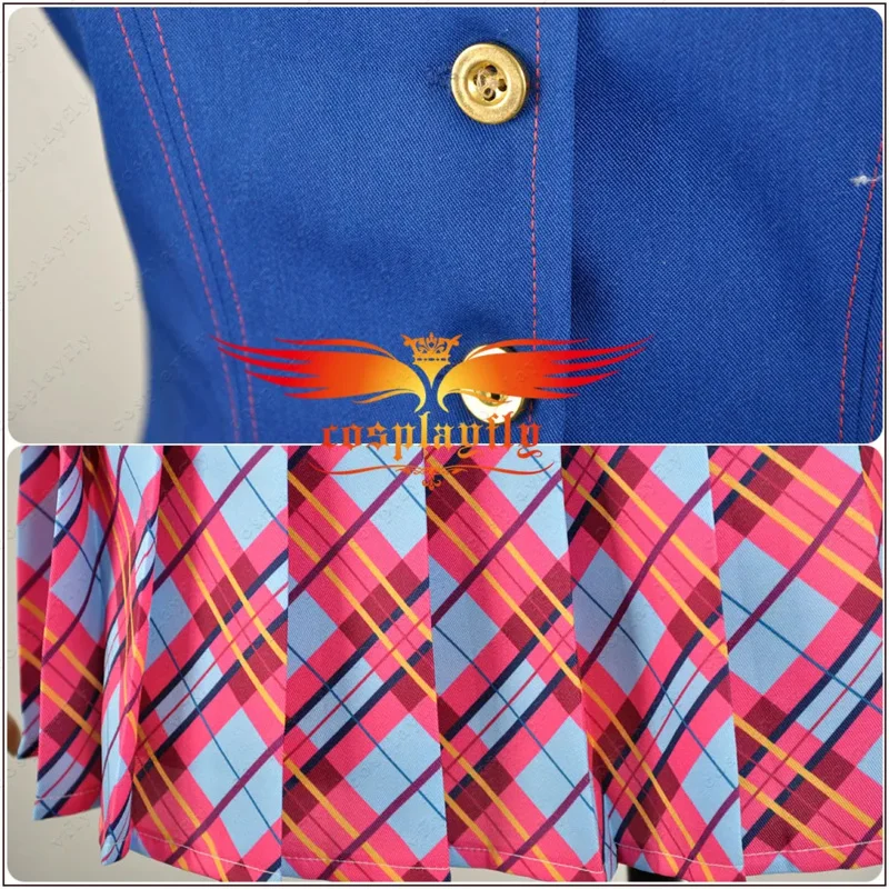 متوفر في المخزون أنيمي الأميرة سحر المدرسة صوفيا بلير الصفصاف فتاة JK تنورة موحدة للكبار تأثيري حلي لوليتا فستان الهالوين