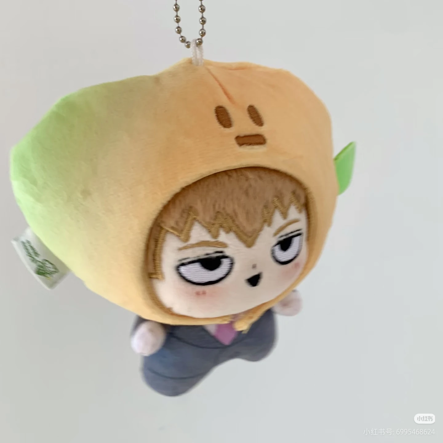10 cm gefüllte Mob Psycho100 Kageyama Shigeo Reigen Arataka Big Head Baumwollpuppe Dress Up Plüschtier für Rucksack Ornament Schlüsselanhänger