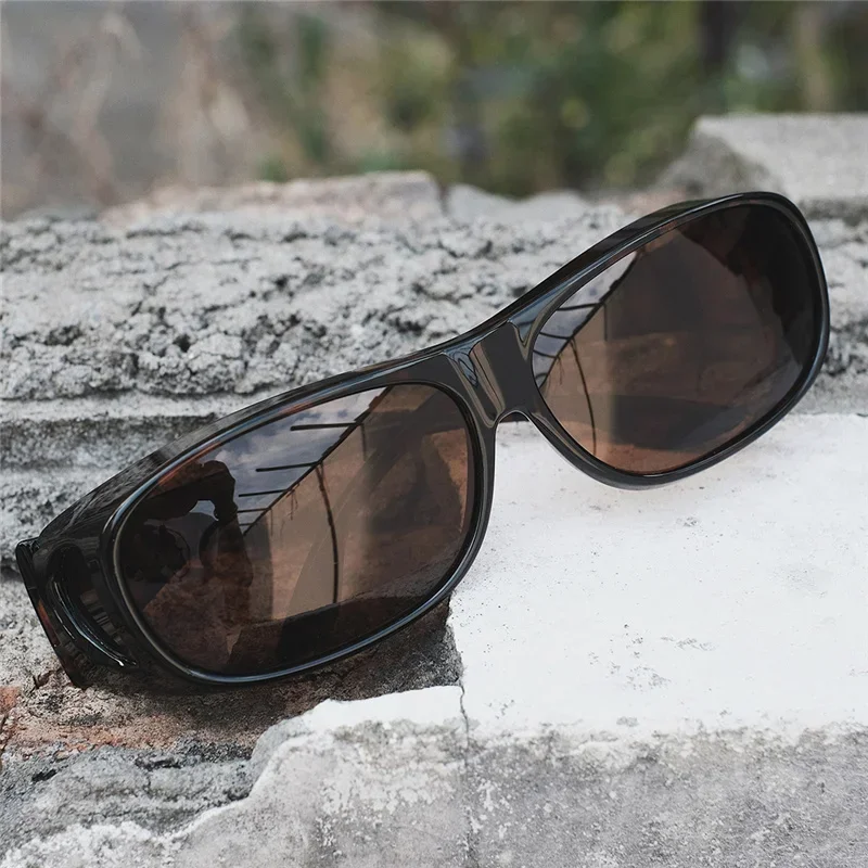 Polarized Sunglasses Fit Over Eye Glasses Driving Wrap Shield Goggles Fishing Glasses Sports Sunglasses Night Vision Glasses - Image 3