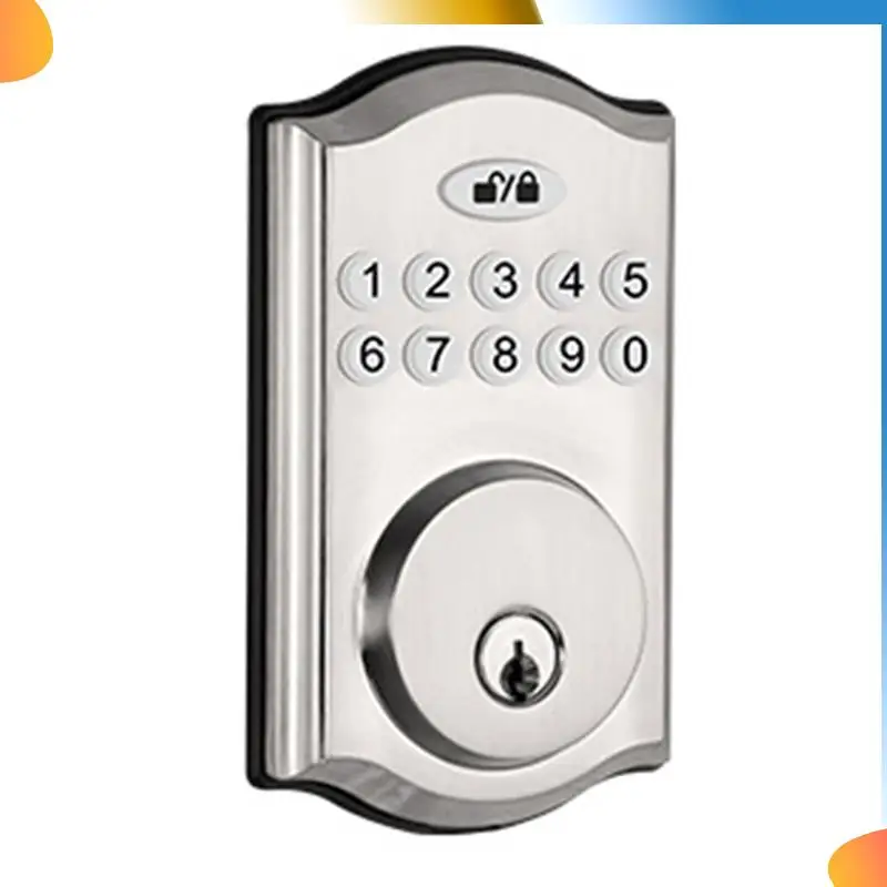 

B48A Keyless Entry Door Lock -Keypad Door Lock-Smart Deadbolt Lock-Anti-Peeping Password-Auto Lock Easy To Install
