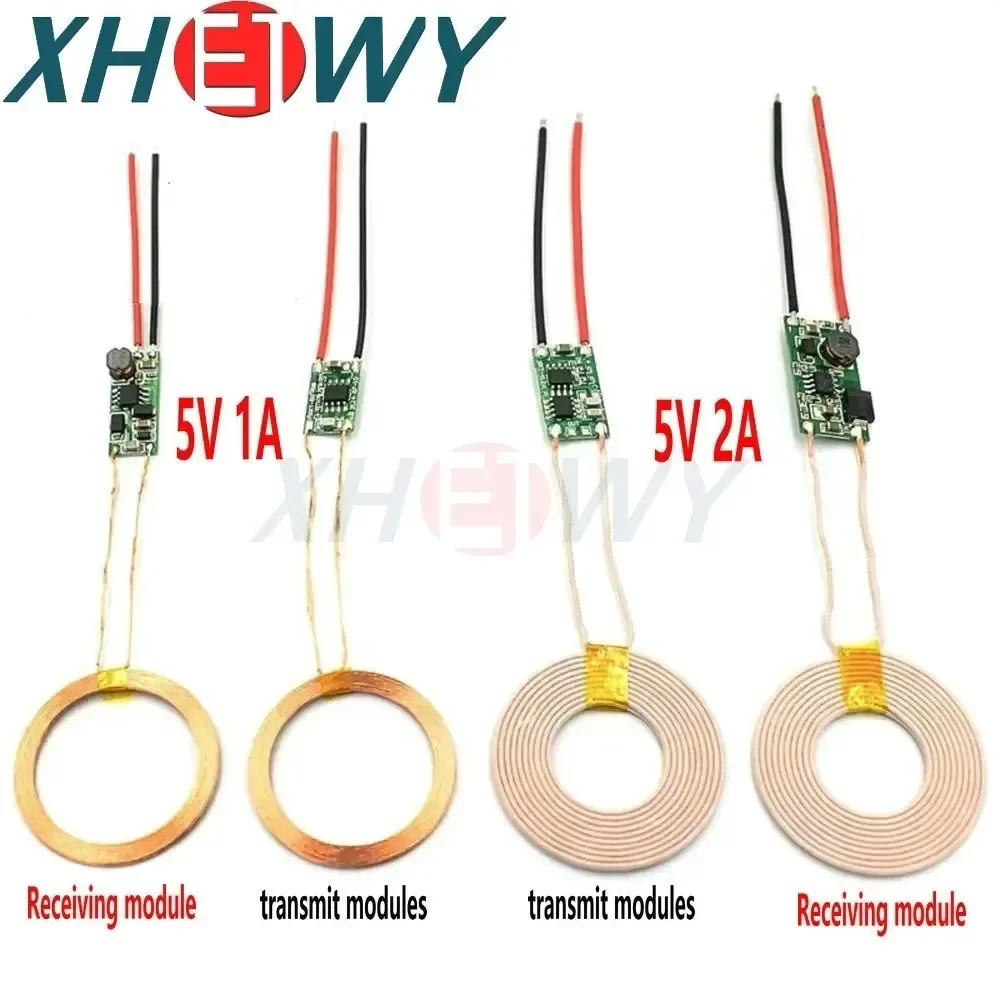 1PCS 5V1A/5V2A wireless power supply module wireless charging transmitter receiver circuit board