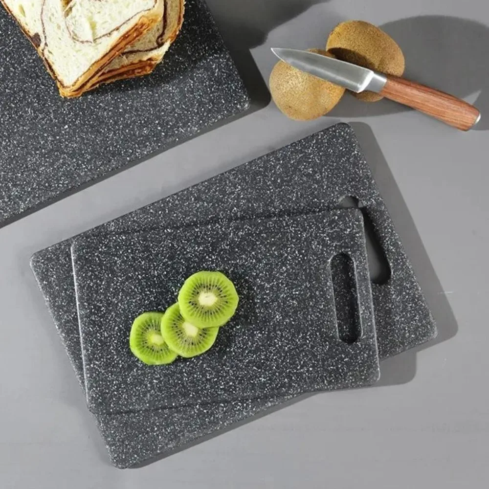 Marble Texture PP Cutting Board Antibacterial Anti-mildew Vegetable Cutting Board Food Grade Non-Slip Meat Chopping Board