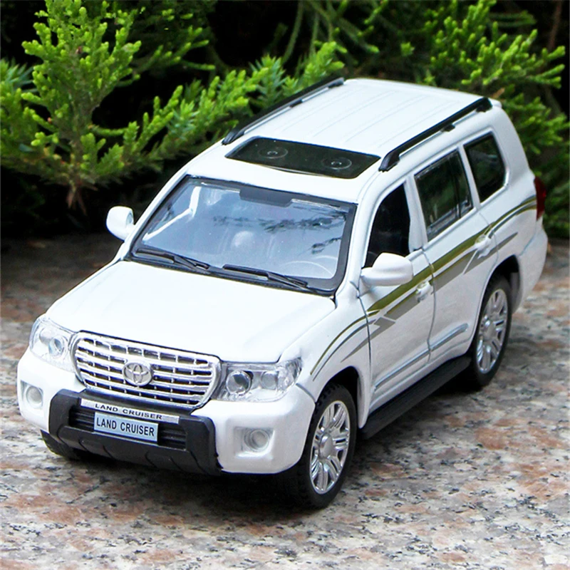 1/32 Toyota LAND CRUISER Prado SUV Alloy Car Model Simulation Diecast Metal Toy Off-road Vehicles Car Model Collection Gift