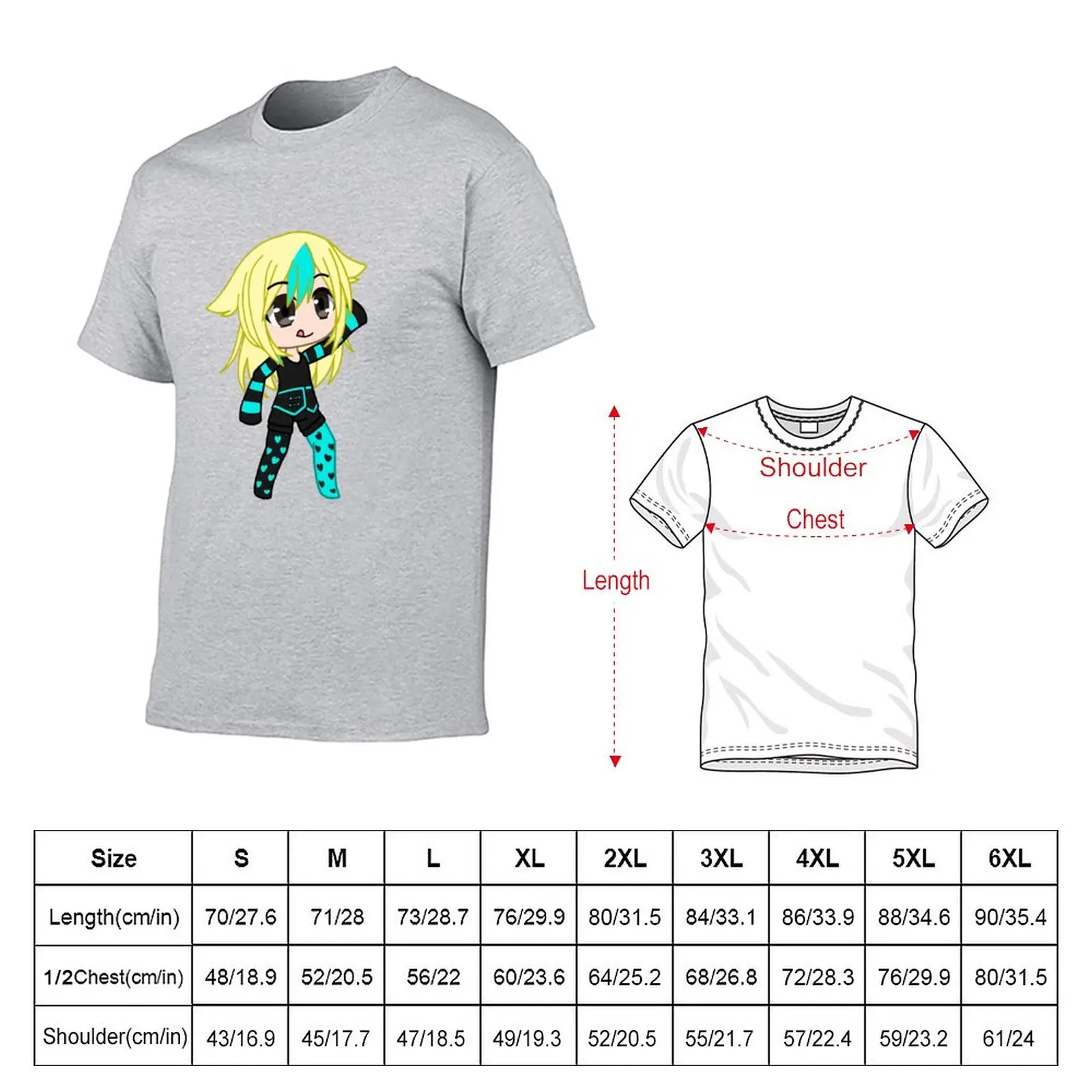 Cheerful Gacha Girls Characters - Gacha Friends - Chibi Gacha Anime Girl - Girls Club T-Shirt