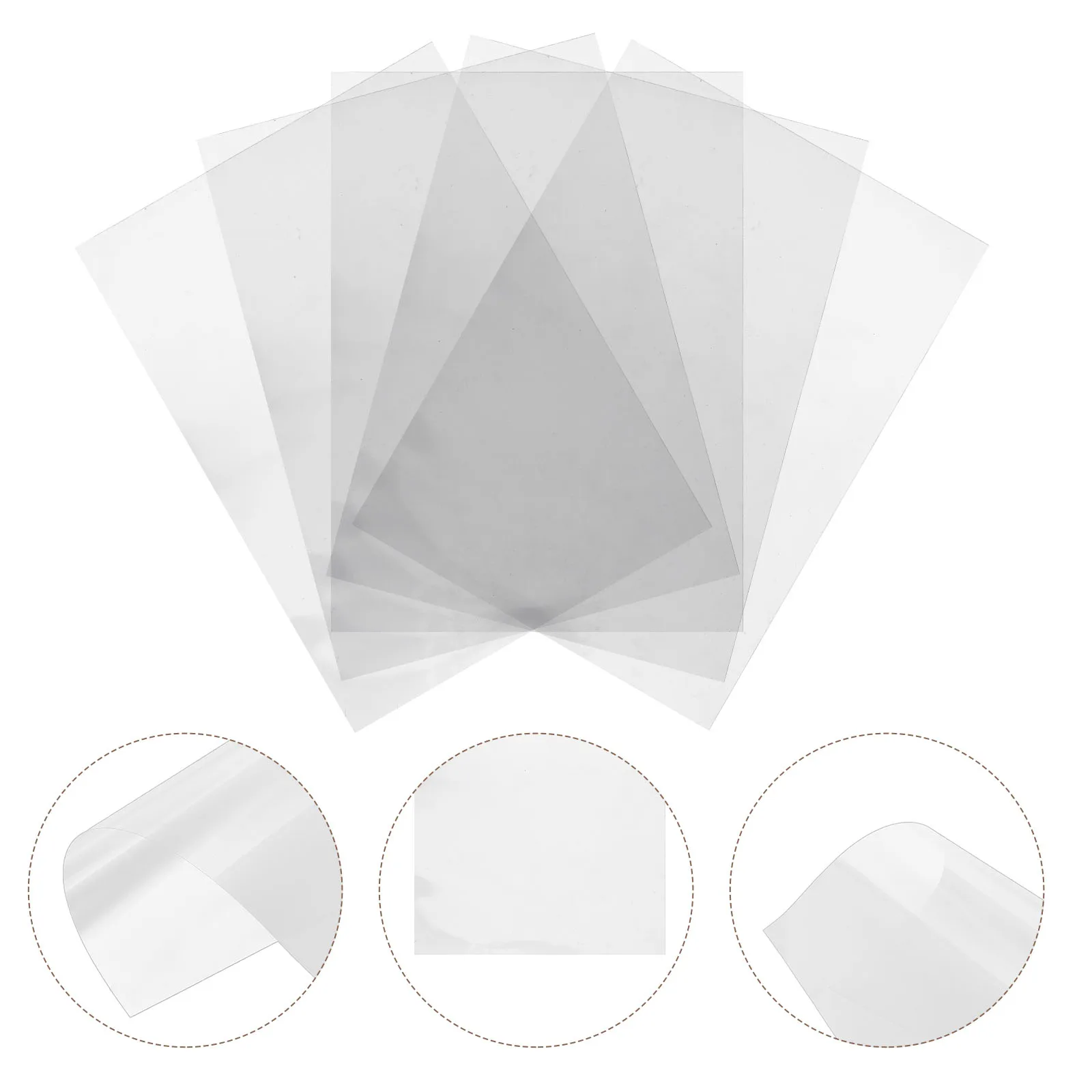 

Clear Double Sided Adhesive Sheets High Transparency Strong Adhesion Self Adhesive Tape For Crafts Home Office Multi