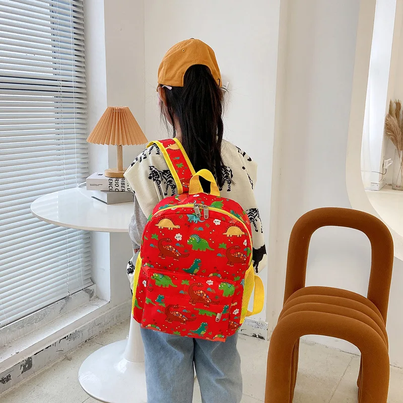 Dinosaur Lightweight Backpack Kindergarten Boys And Girls Cute Large Capacity Backpack Lightweight Student Bag Kids School Bags