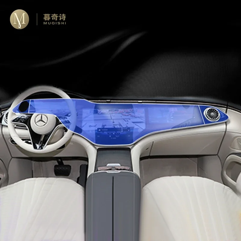

For Mercereedes Benz EQS 2021-2023Car Interior Central control screen Anti scratch transparent TPU protective film GPS navigator