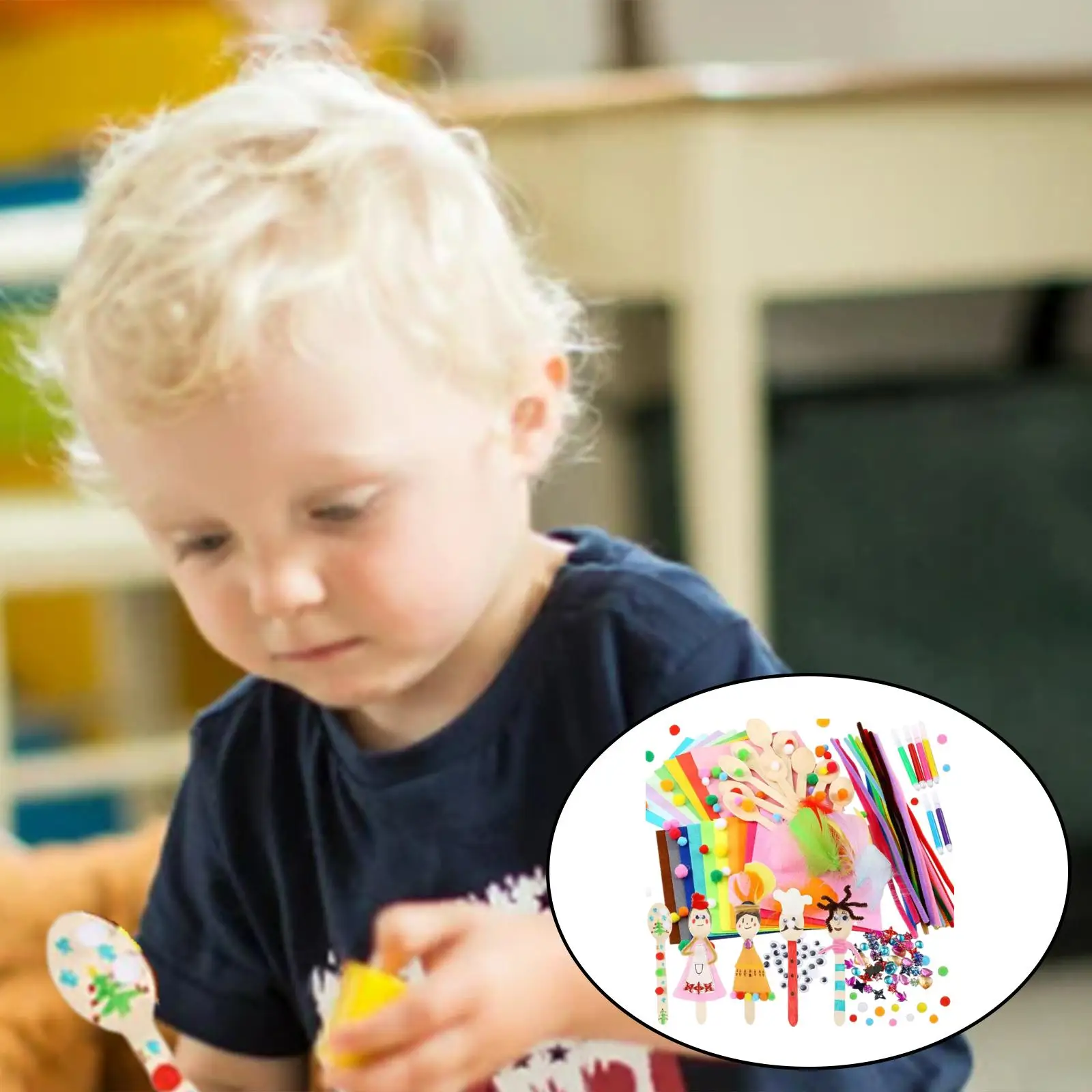 Multicolor DIY Kit Imagination for Preschool Toddlers Kids