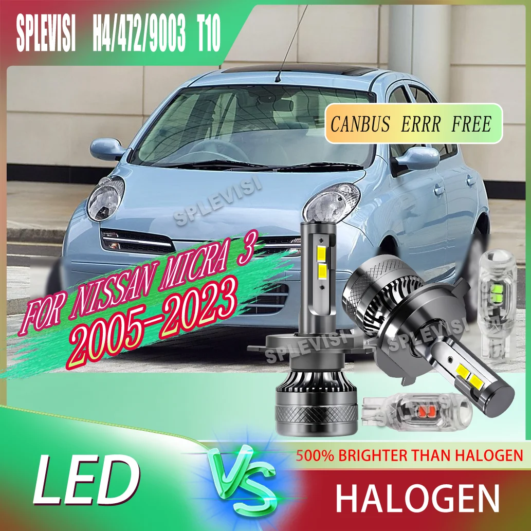 

IP68 protection against rain, snow, dust, and mud LED For NISSAN MICRA 3 2005 2006 2007 2008 2009 2010 2011 2012 2013 2014-2023