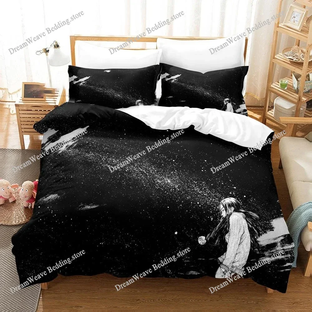 New 3d Print Anime Goodnight Punpun Bedding Set Boys Girls Twin Queen Size Duvet Cover Pillowcase Bed Kids Adult Home Textiles74