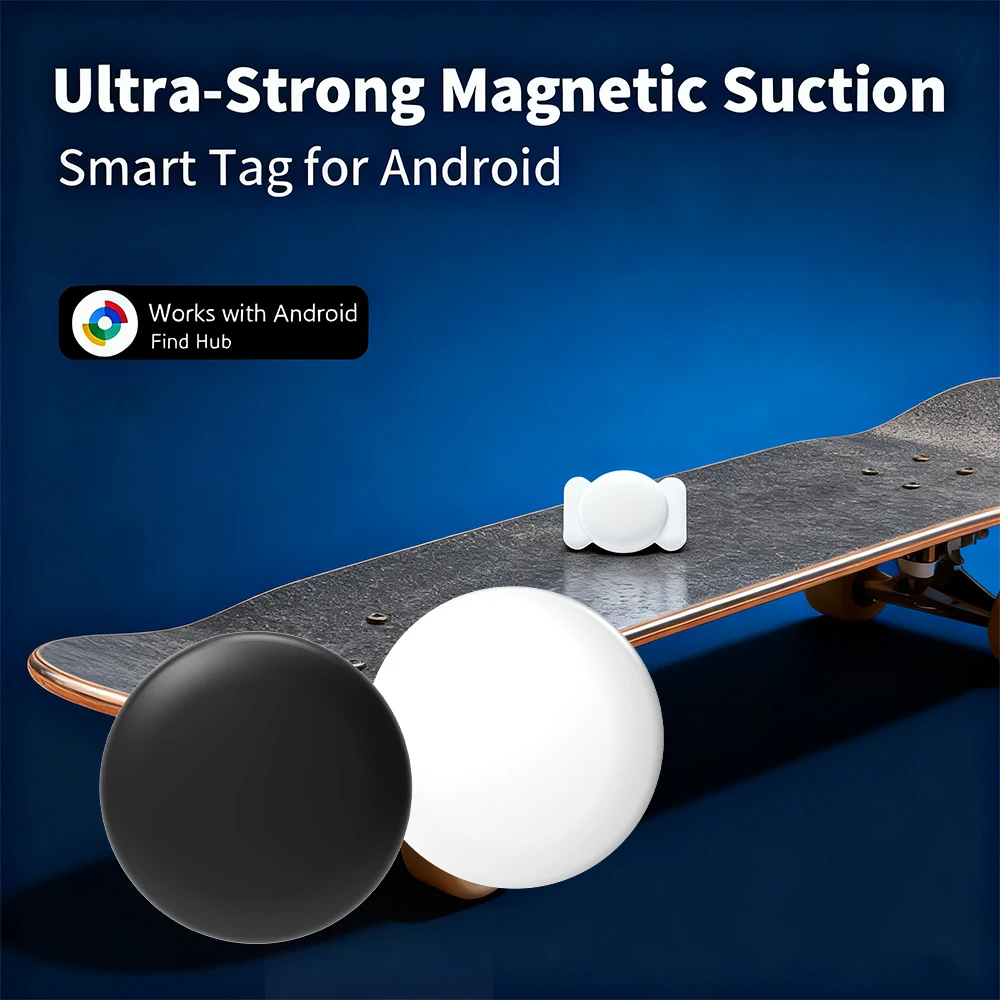 

RSH Bluetooth Tracker with Magnetic Case Smart Tag Work With Google Find Hub Anti-Lost Finder For Bags Toys AirTag For Android