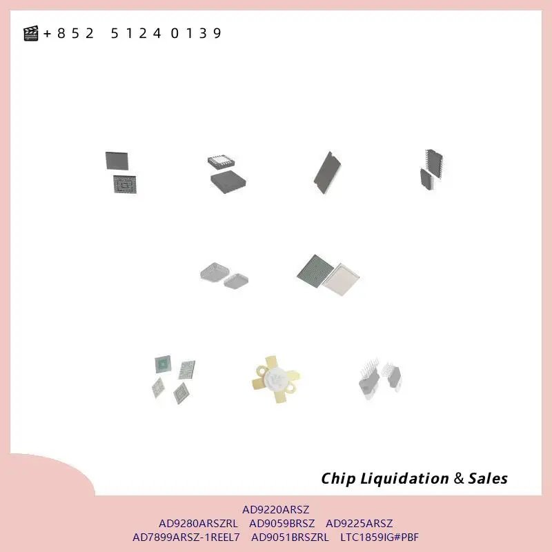 chip Integrated circuit chip MCU chip AD9220ARSZ AD9280ARSZRL AD9059BRSZ AD9225ARSZ AD7899ARSZ-1REEL7 AD9051BRSZRL LTC1859IG#PBF