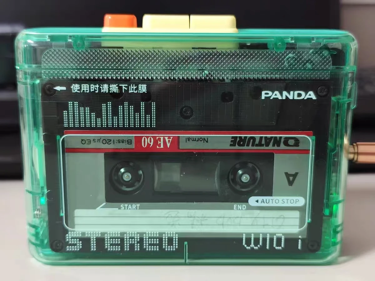 NEW PANDA W10i Retro Cassette Walkman Portable Stereo Player Bluetooth 5.4 USB C Rechargeable 2000mAh Vintage Gift