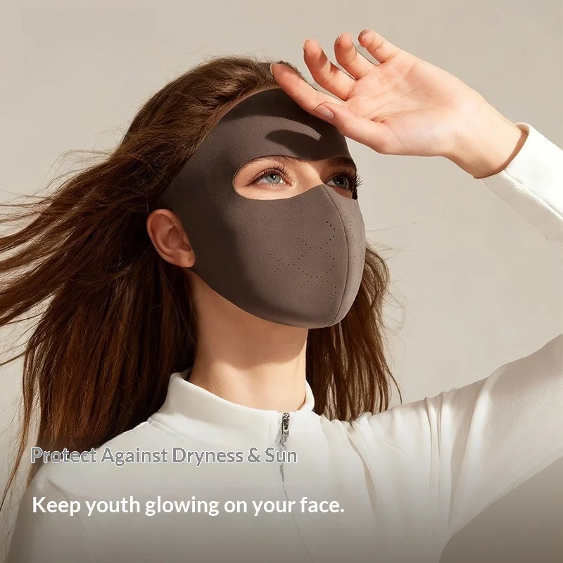 Outdoor Mask, Cycling, Commuting, Warm, Sun Protection, Breathable and Moisturizing Three-dimensional Windproof Mask