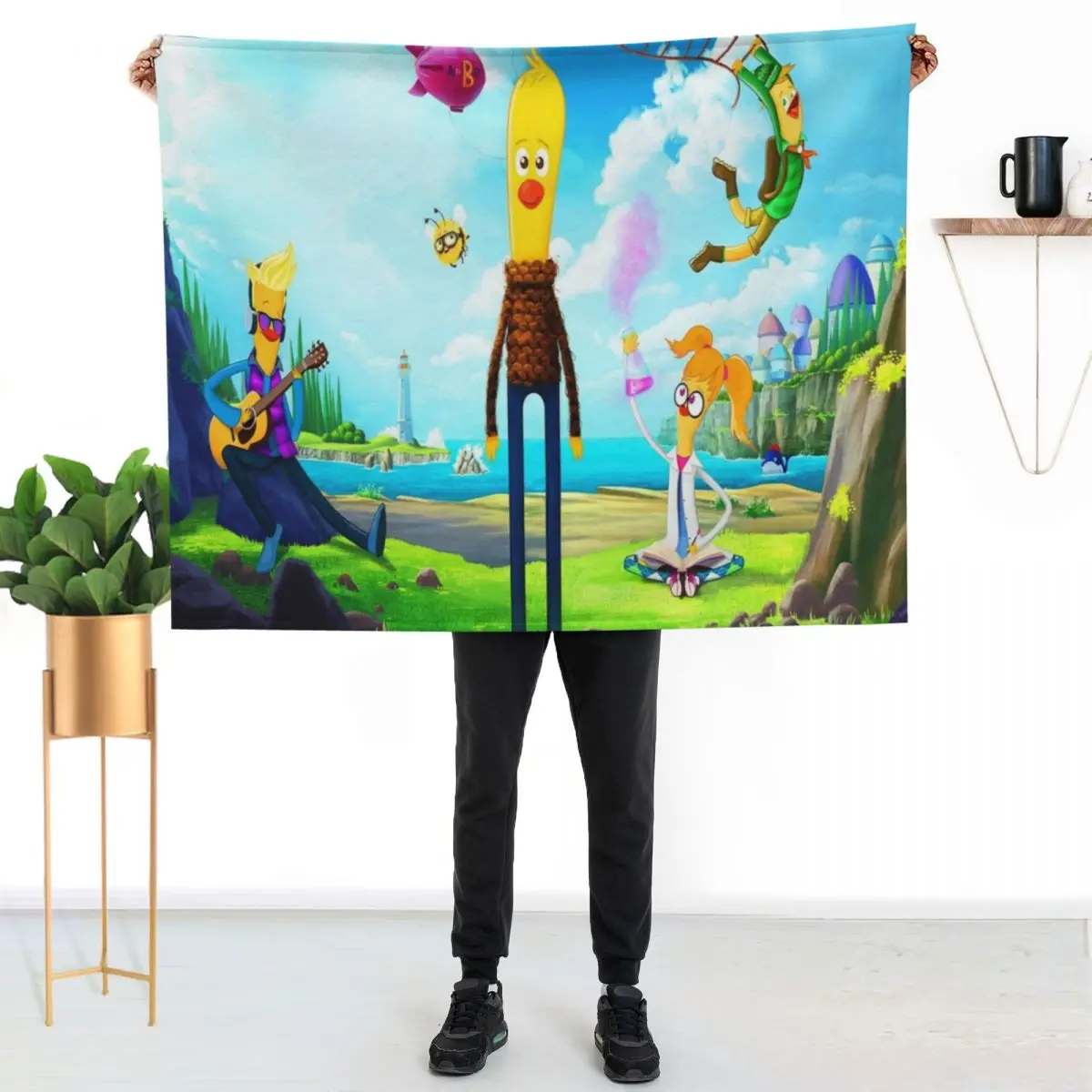 Archibald's Next Big Thing Gift For Fans archibald's next big thing characters Throw Blanket for sofa Luxury Brand Blankets