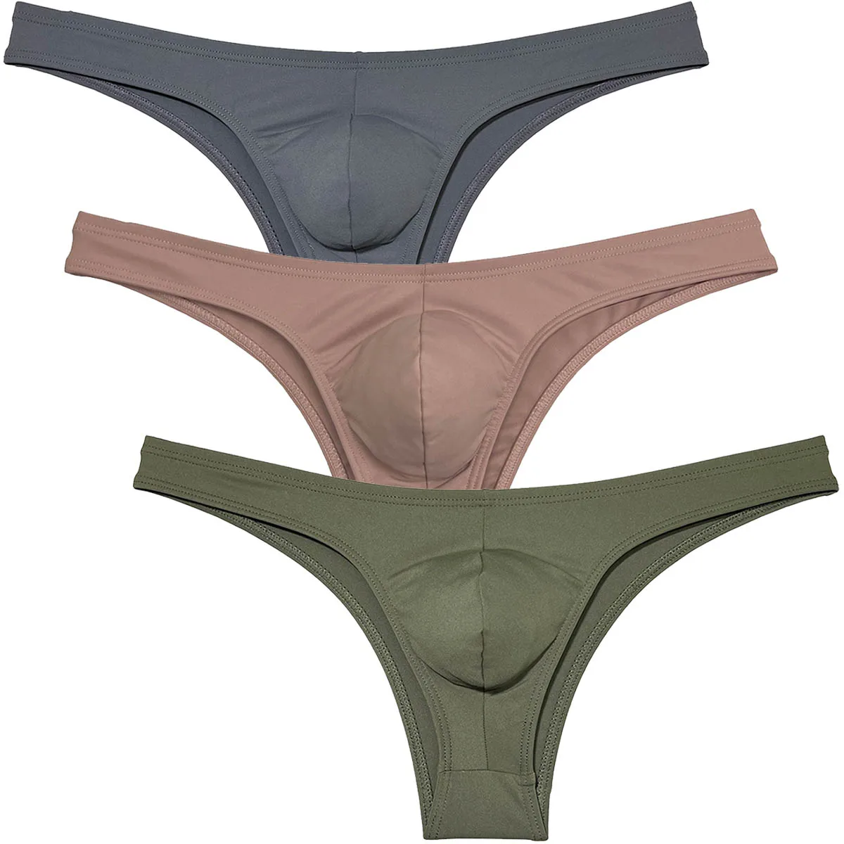 Checky Slips Herenondergoed Verbeterend zakje Stretch Zacht Lage taille Ondergoed Mannelijke bikinislip Eenvoudige onderbroek De hele dag dragen