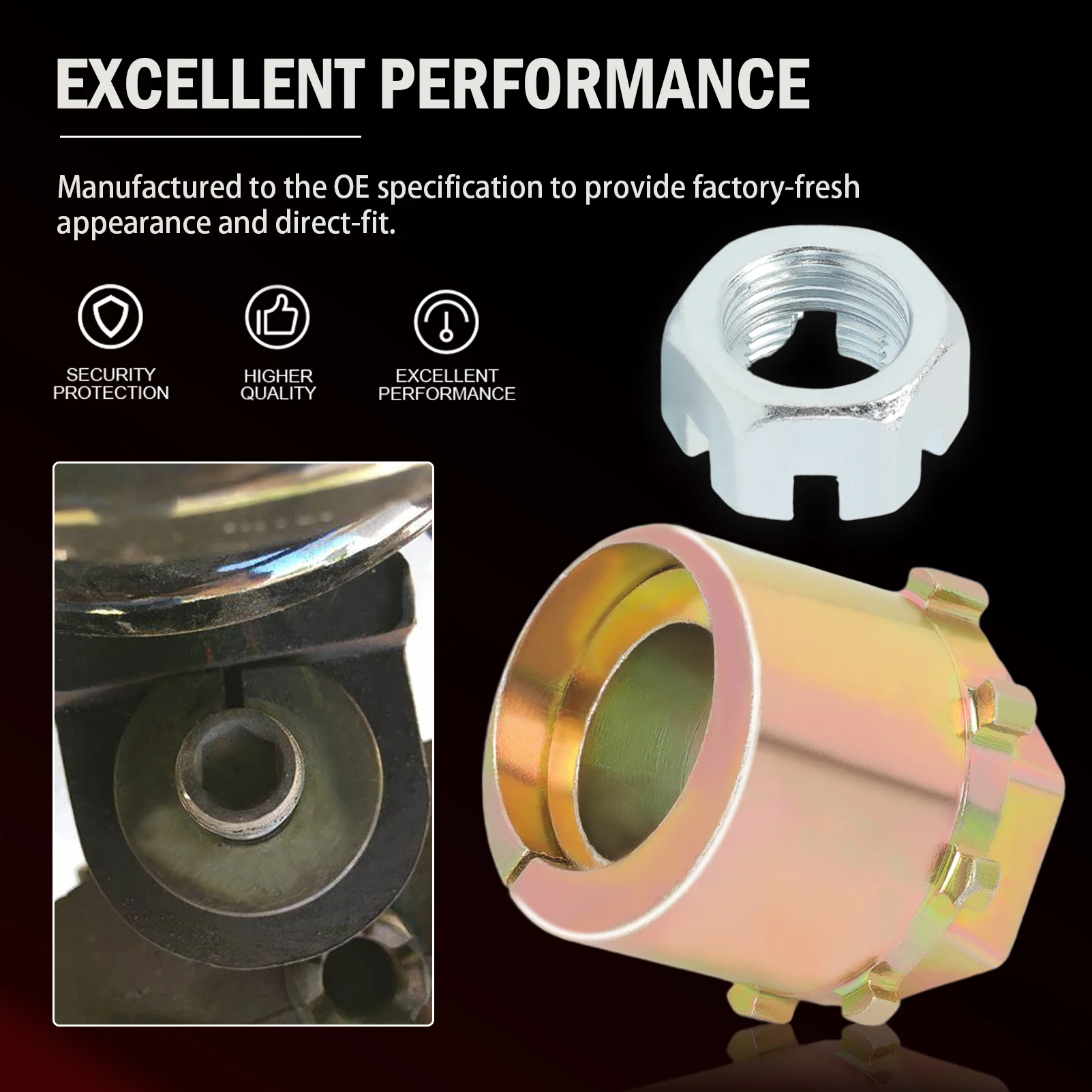 

2 Pcs K80108 Alignment Caster/Camber Bushing Compatible with Ram 2500 3500 F150 F250 F350 F450 F550 Super Duty