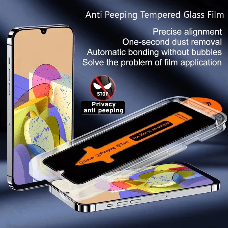 5PCS Anti Peep Privacy Screen Protectors For Samsung Galaxy S26 S25 Edge S24 Plus S20 S21 FE S23 S22 Ultra Tempered Glass Film