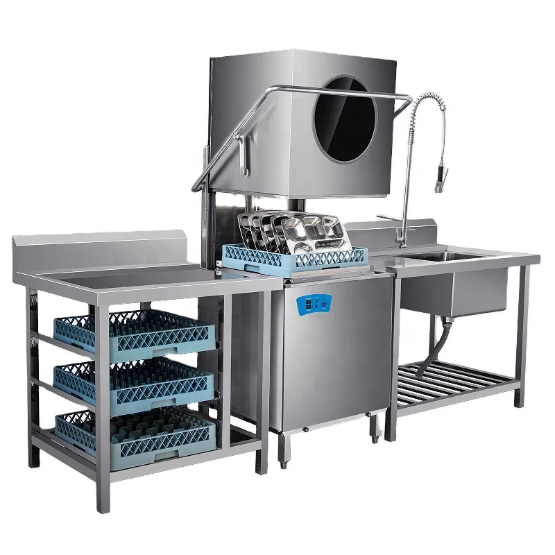 Automatic Dishwasher  Factory Direct Good Price Used in Middle Restaurant  Hood  Type