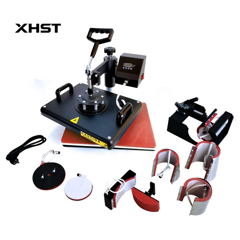 8 in 1 Combo Heat Transfer/sublimation Machine Maquina De Transferencia De Calor Combinada