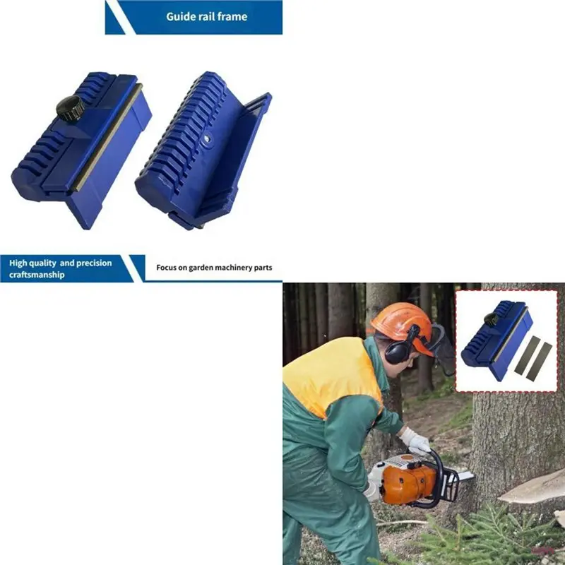 【ALLOWANCE】94PD Precise Chainsaw Bar Dressing Tool Chain Guide Bar Rails Dresser To 90Degree Angles Extend Chainsaw Life