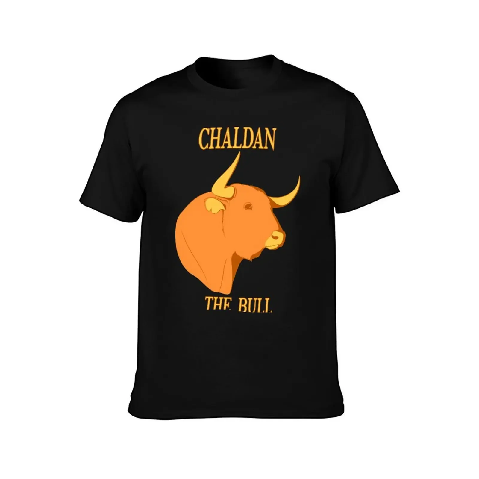 Chaldan the Bull T-Shirt vintage clothes plus size tops anime vintage shirts graphic tee men