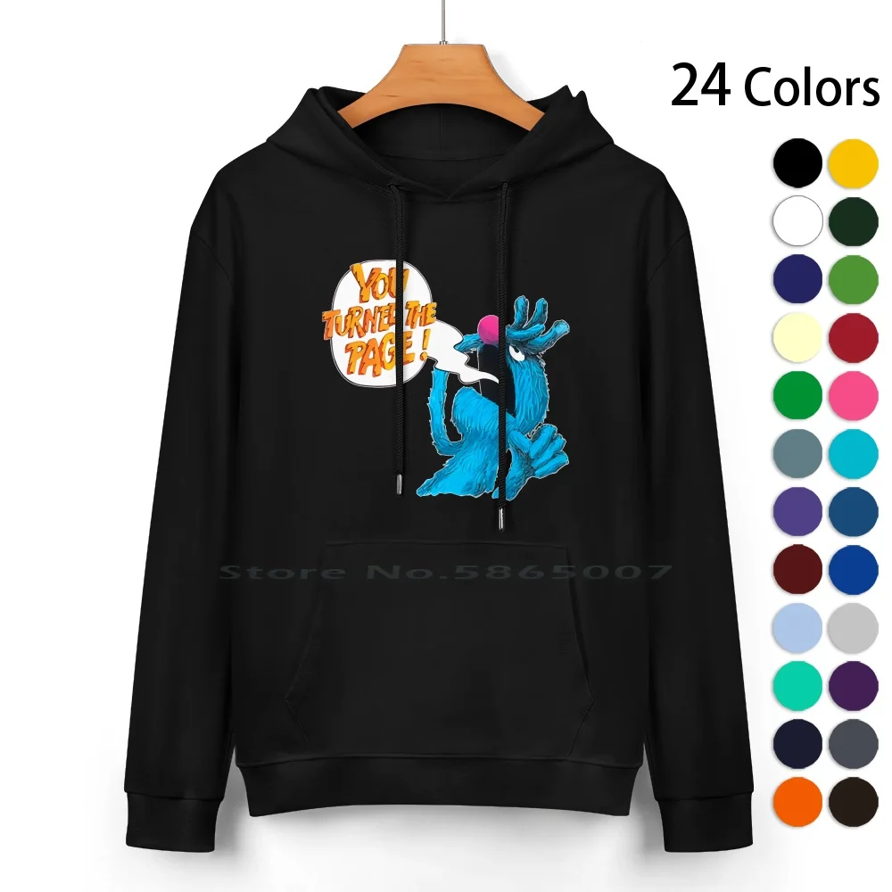 Retro Vintage The Monster At The End Of This Book Gift For Fans Pure Cotton Hoodie Sweater 24 Colors Retro Vintage The Monster