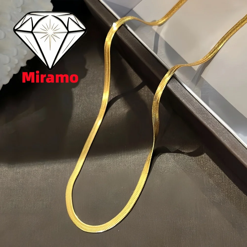 3mm Wide Thin Snake Chain S925 Sterling Silver Choker Stackable 18K/Silver Minimalist Clavicle Necklace Unisex Design