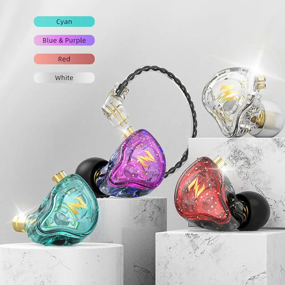 QKZ NUNE Wired Earphone High Fidelity Sensitive Mega Bass Headset 3.5mm Stereo Sports In-ear Earphone Wire Control Gaming Earbud