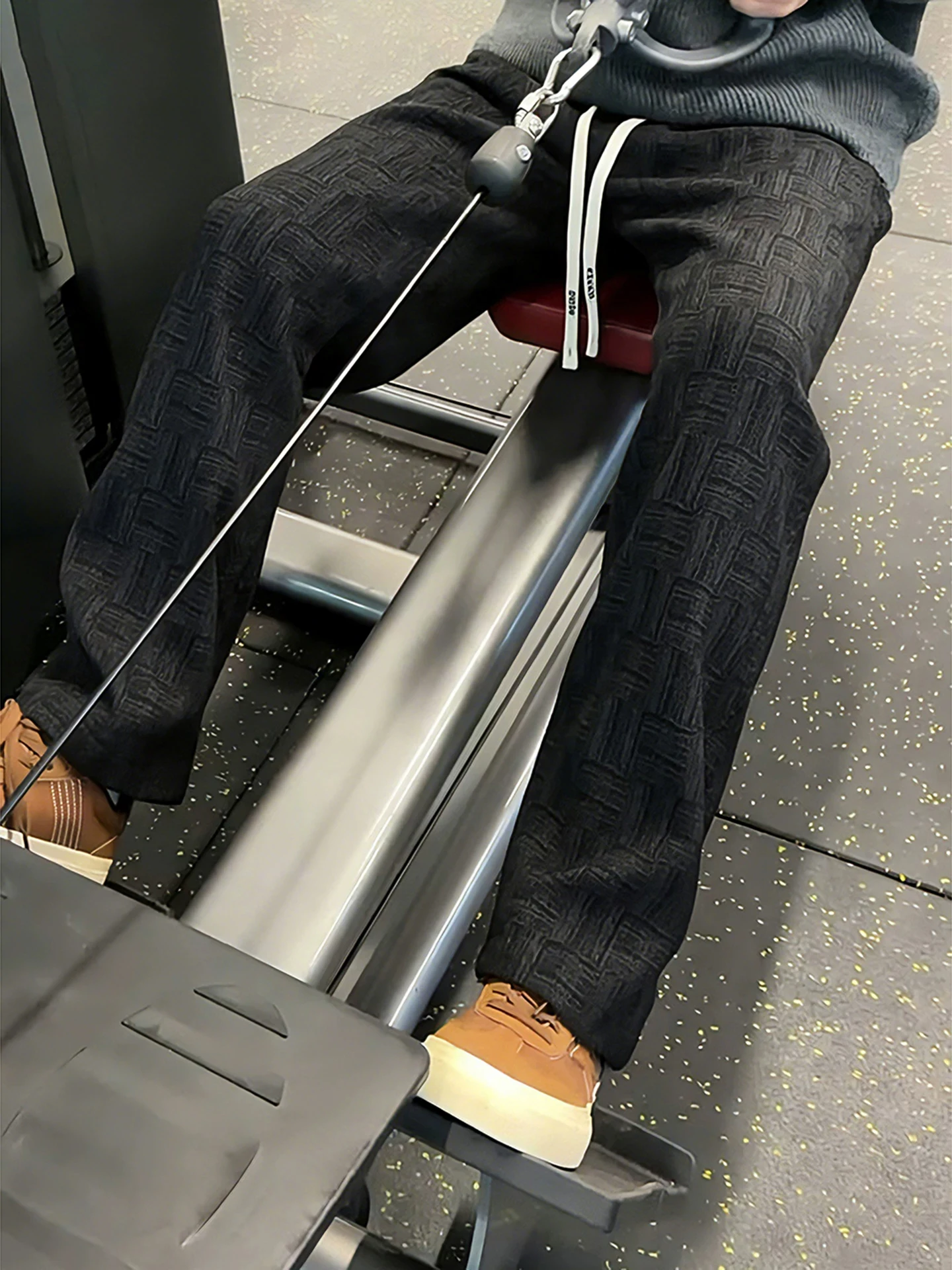 

Men's Bla Tie-Dye Corduroy Fce Lined Straight Leg Casual Sweatpants American Sle Fitn Sport Trousers