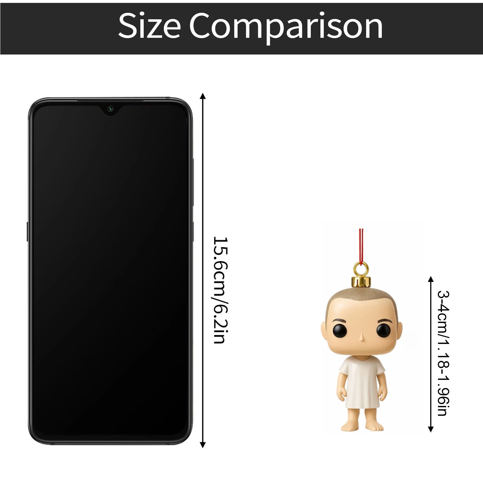 Stranger Christmas Ornament - 2d Acrylic Tree Decoration With Advent Calendar | Must-Have Collectible For Fans