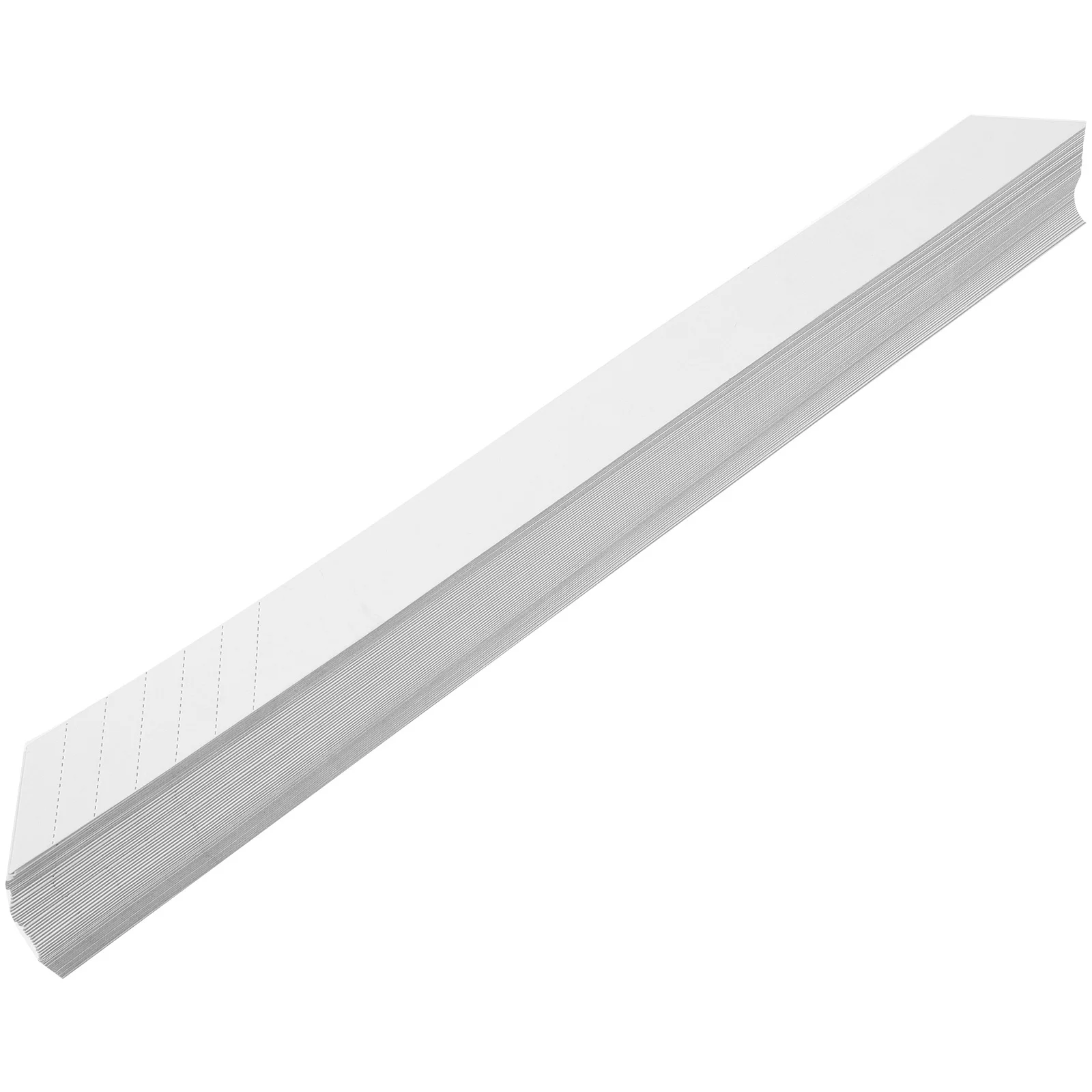 100 قطعة طوق ورقي يبقى قميص طوق دعم للرجال قمصان فستان الشكل الاحتفاظ سهل إدراج قميص يبقى للرجال #6