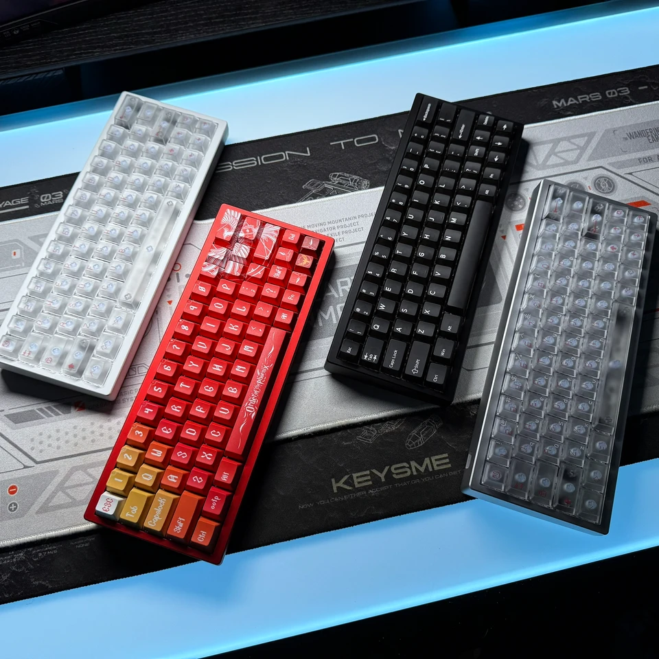 Everglide SU66 Magnetic Keyboard PCB 0.001 RT Total 174 RGB Leds
