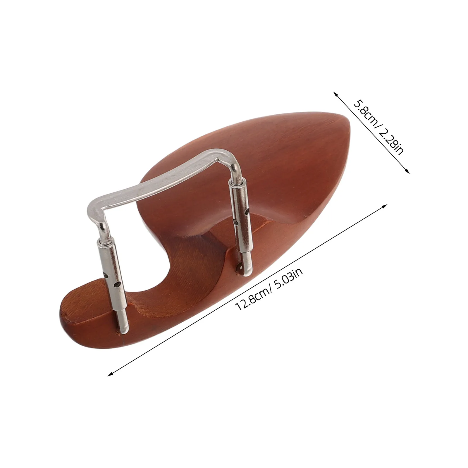 1Set Violin Accessories Wood Parts Complete Set Tailpiece Chin Rest Fine Tuners Screws Easy Installation for All Levels