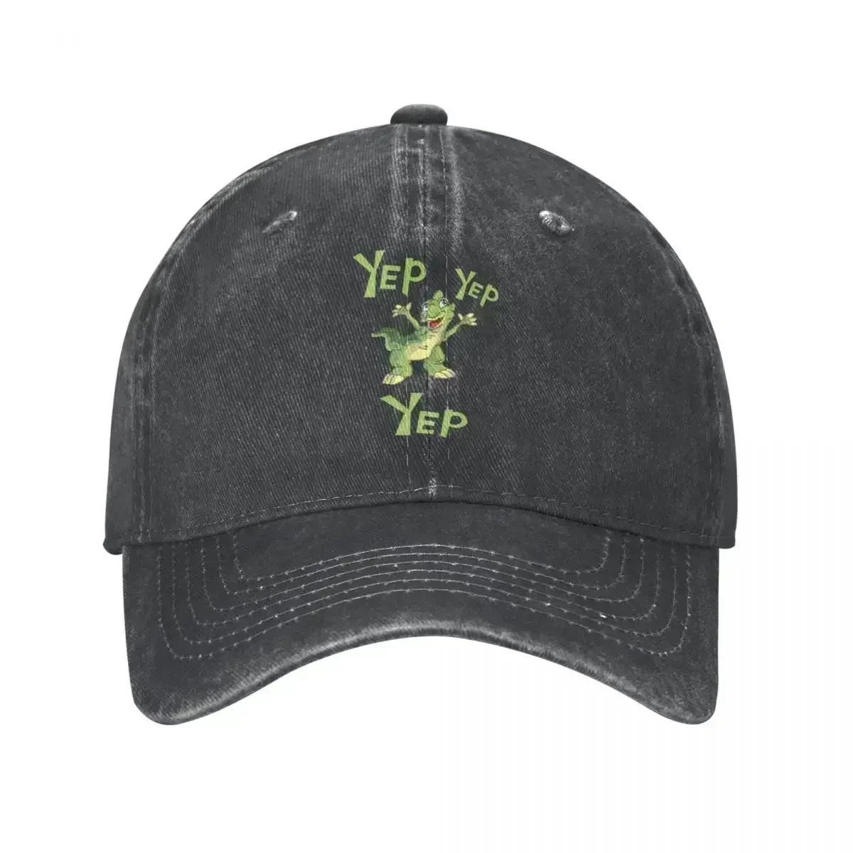 Vintage Yep Yep Yep The Land Before Time Baseball Cap For Men Women Distressed Cotton Snapback Cap Outdoor Workouts Caps Hat